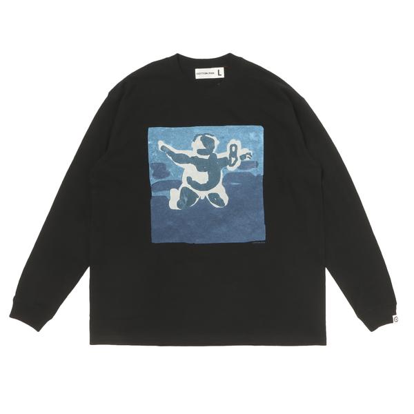 COTTON PAN ネバーマインド ブラック M