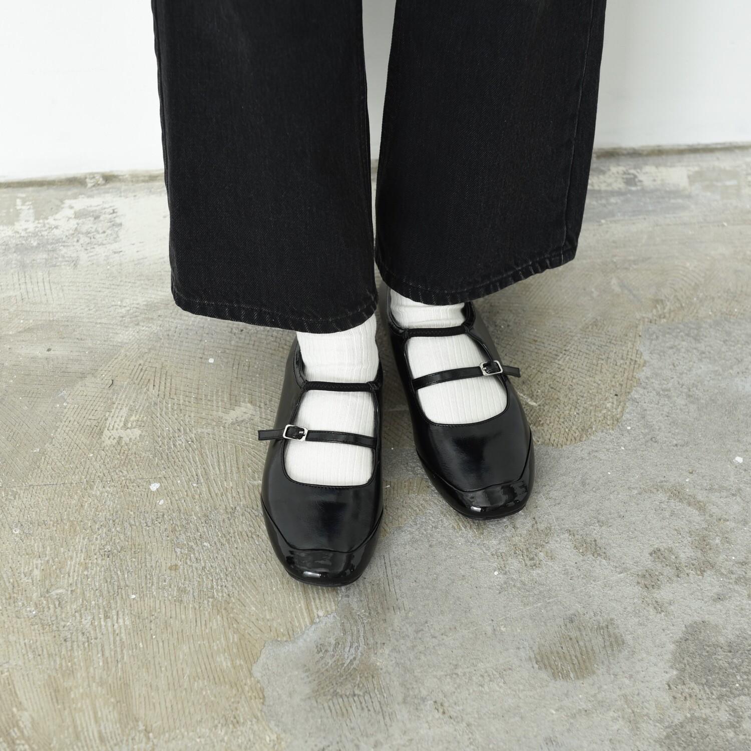COMME des GARÇONS ブラックパンプス　ストラップ　ラウンドトゥ 楽天市場】ストラップシューズ（ブランドコムデギャルソン