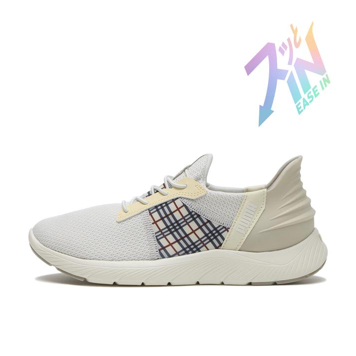 yPUMAz v[} SOFTRIDE REMI EASE IN CHECKER SOFTRIDE REMI EASE IN `FbJ[ 311077 01VAPOR GRAY 23.5cm