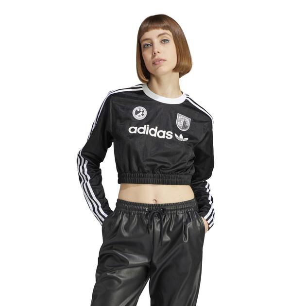 レディース 【adidas】 アディダス W SOCCER LS CROP ロングスリーブ 