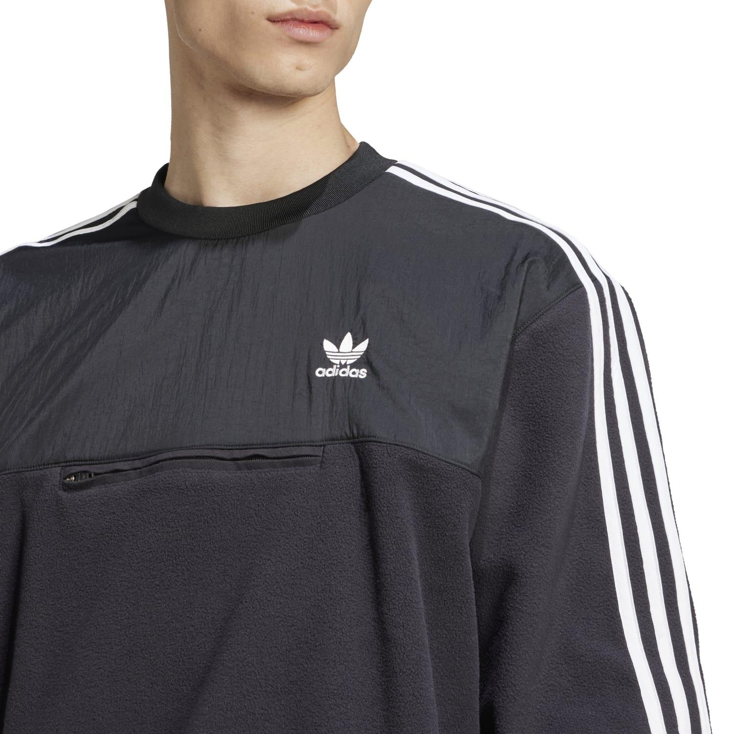 【adidas】 アディダス M POLAR CREW スウェット BLACK 国内発送 adidas】 アディダス M POLAR CREW スウェット IZ1833 BLACK