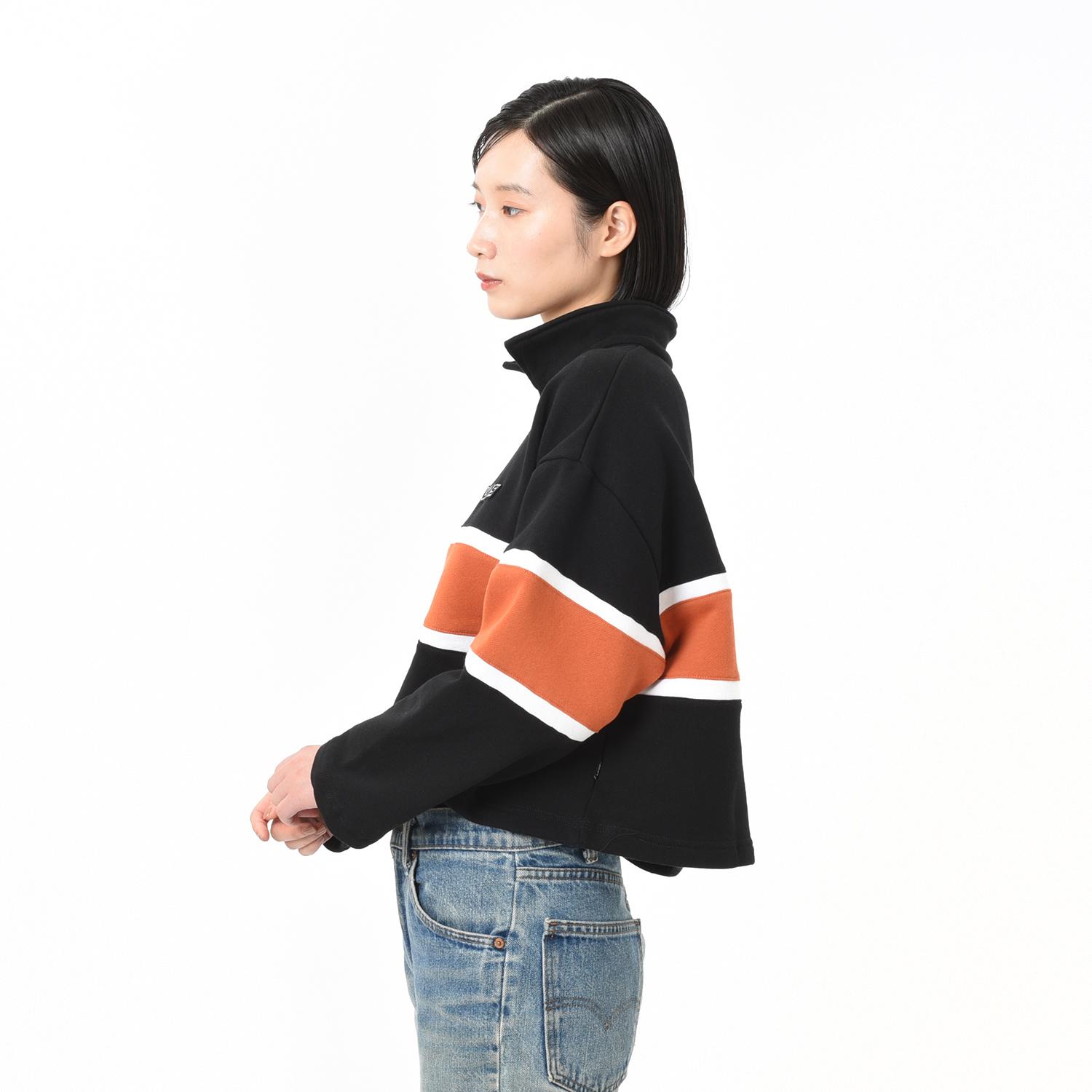 VANS】 ヴァンズ color scheme half zip sweat スウェットクルー