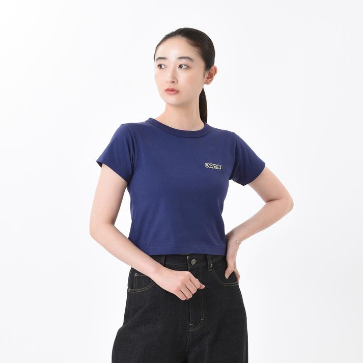 VANS �V���[�g�X���[�u NAVY