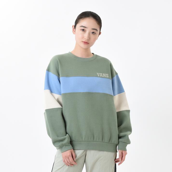 VANS �X�E�F�b�g�N���[ GREEN