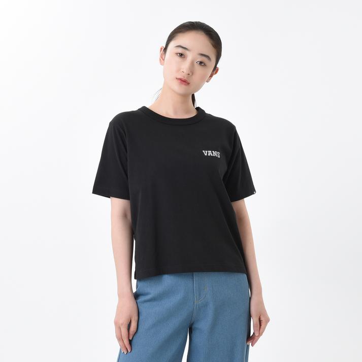 VANS �V���[�g�X���[�u BLACK