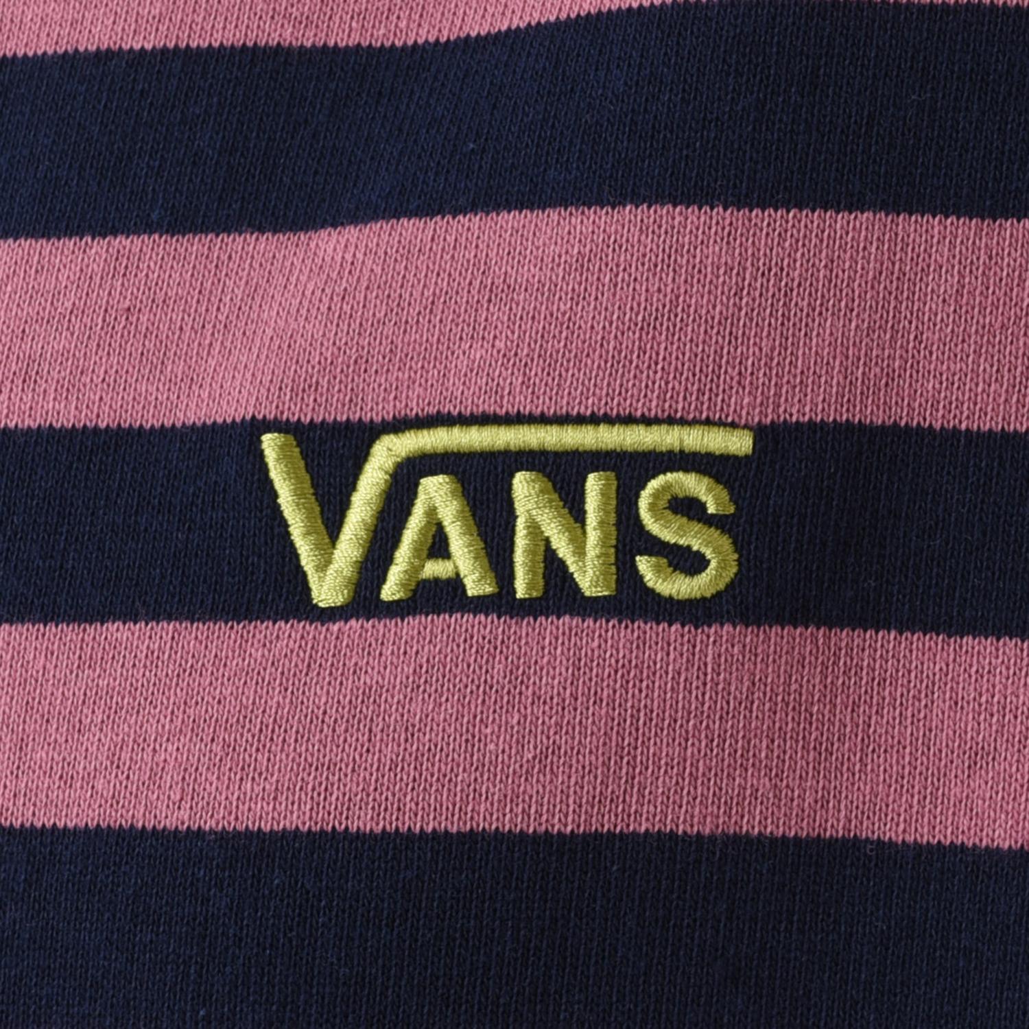 VANS】 ヴァンズ W border long sleeve T-shirt ロングスリーブ