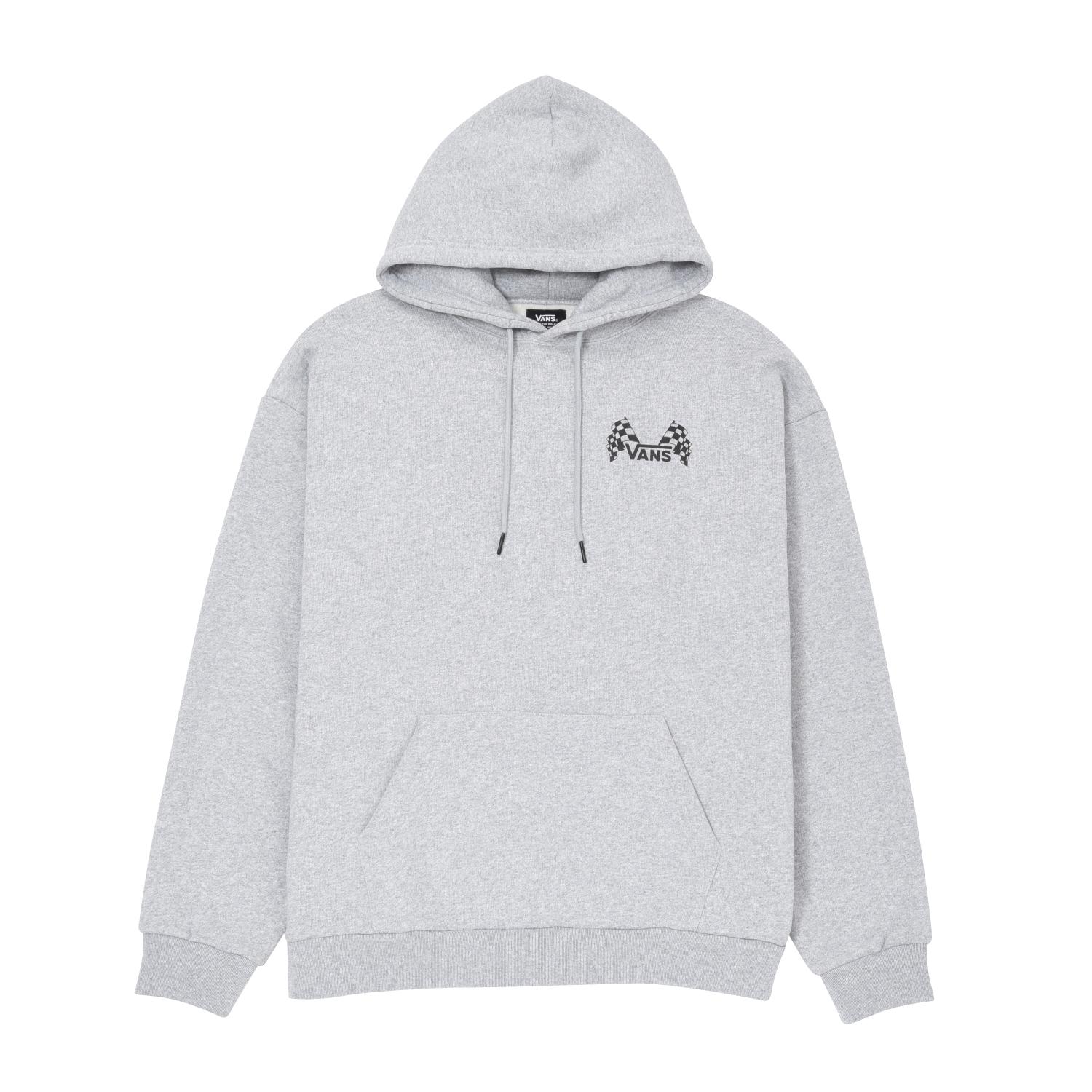 【VANS】 ヴァンズ M Checker Flags H SWT H/GRAY 国内発送 VANS】 ヴァンズ M Checker Flags H SWT スウェットプルオーバー