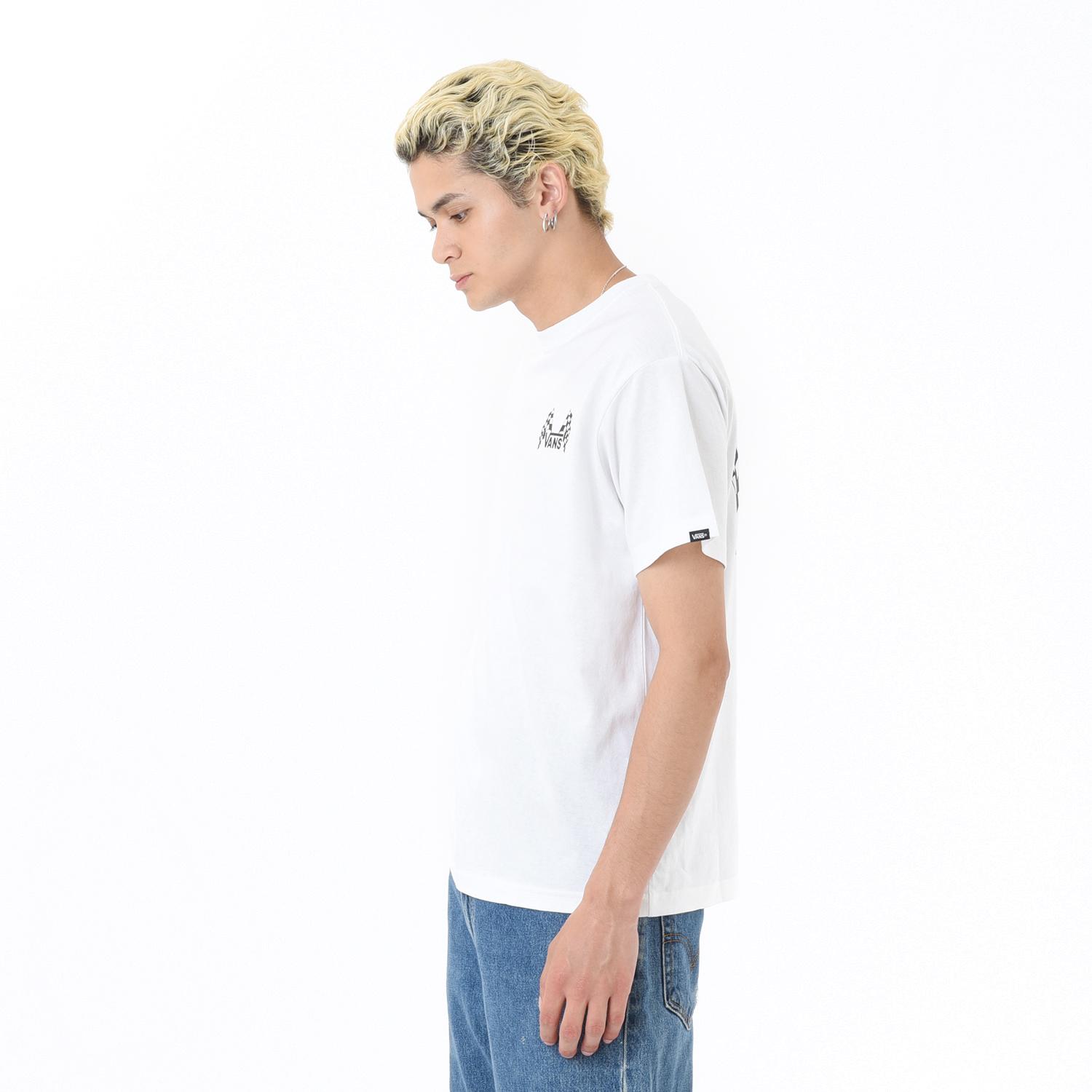 VANS】 ヴァンズ M Checket Flags TEE ショートスリーブ 124K1012800