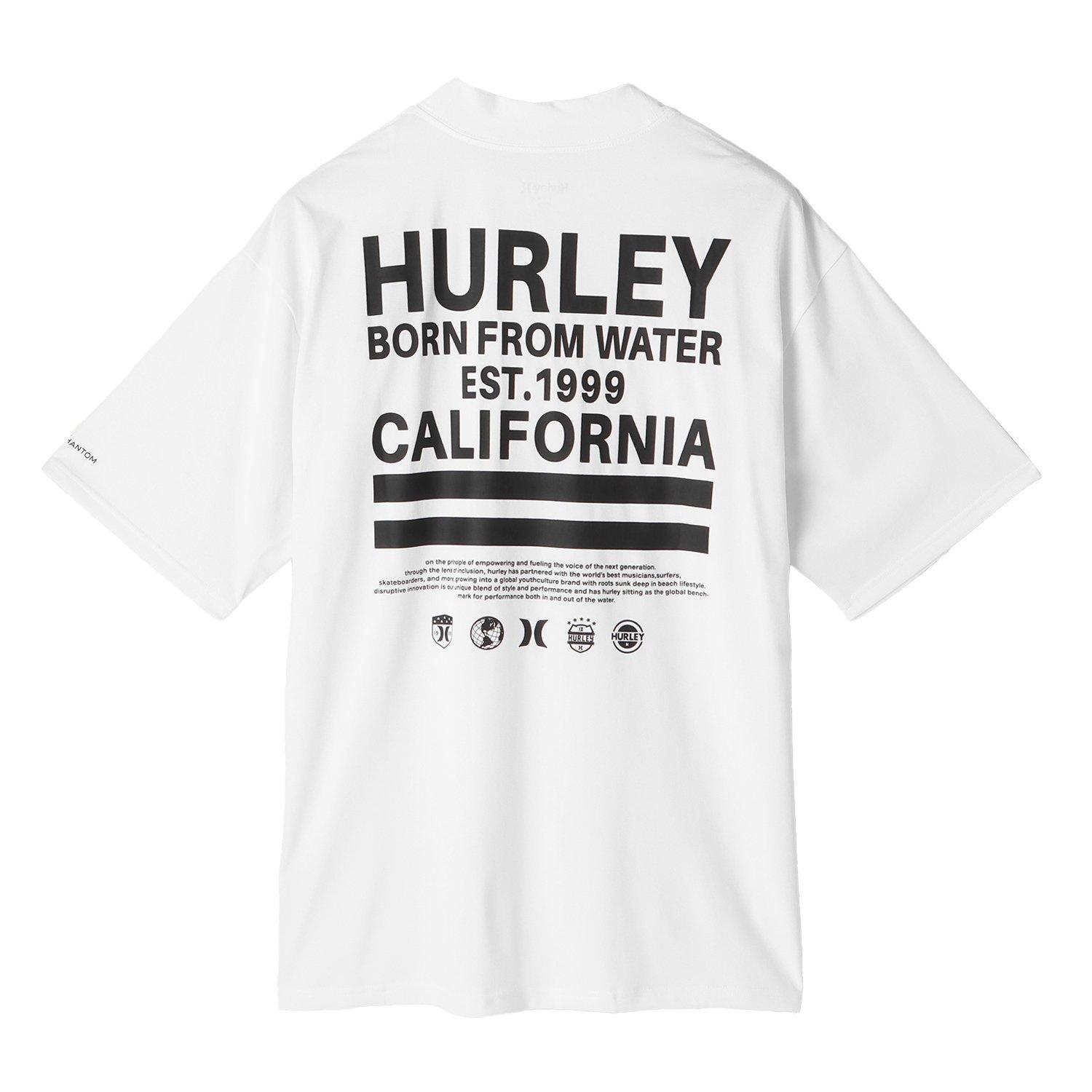 Hurley Zak Oversized Tee – Maglietta Donna In Jersey Di Cotone – Girocollo – Stampa Grafica