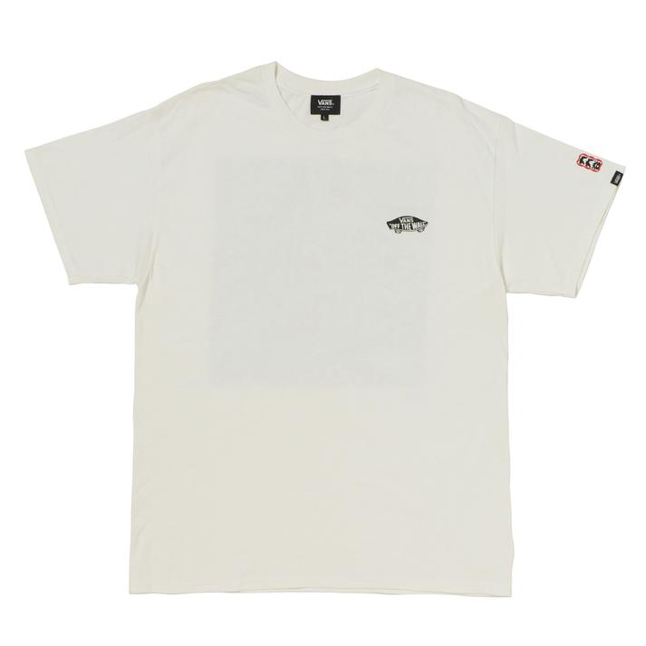VANS �V���[�g�X���[�u WHITE