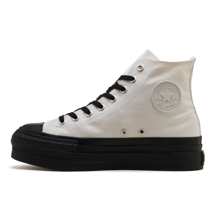 yz yCONVERSEz Ro[X AS (R) LIFTED OVERTAPE HI I[X^[ (R) tebh I[o[e[v HI 31312471 WHITE/BLACK 4(23cm)