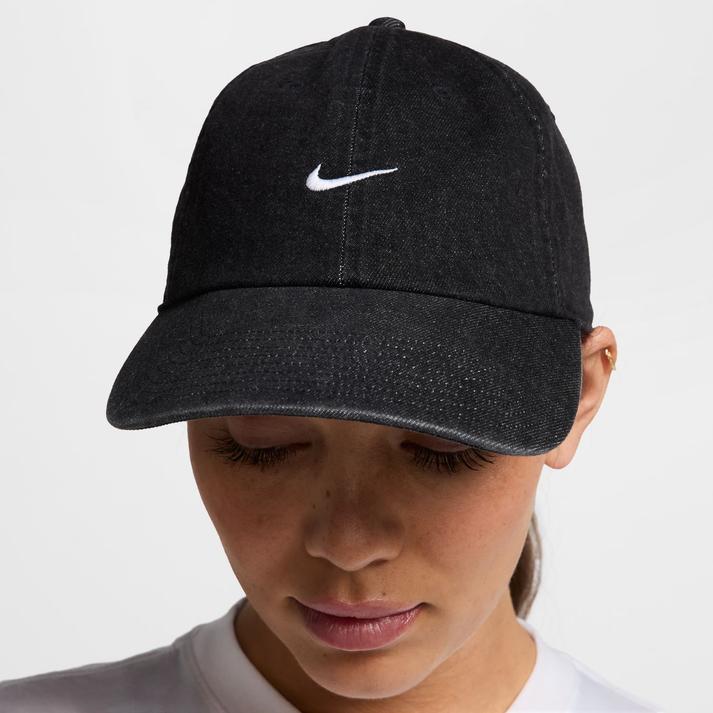 �y���������z �yNIKE�z �i�C�L U CLUB DENIM CAP �L���b�v HF0383 010BLK/WHT M