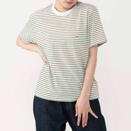 DANTON ウィメンズ ポケットTシャツ