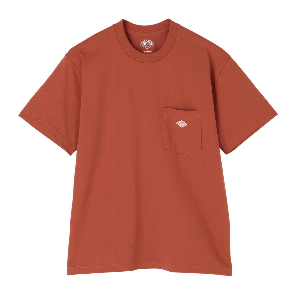  DANTON DANTON W's Pocket T-Shirt画像1