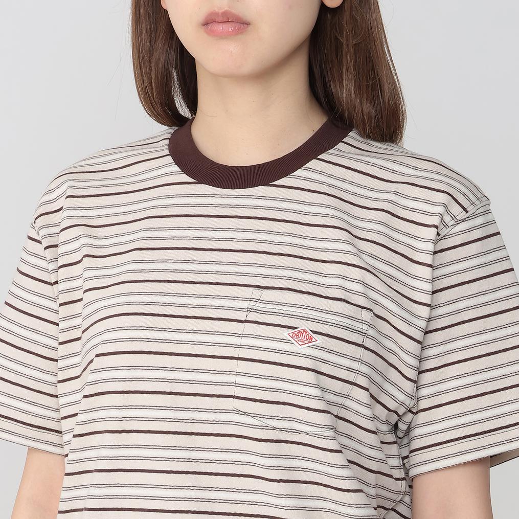  DANTON DANTON W's Pocket T-Shirt画像4