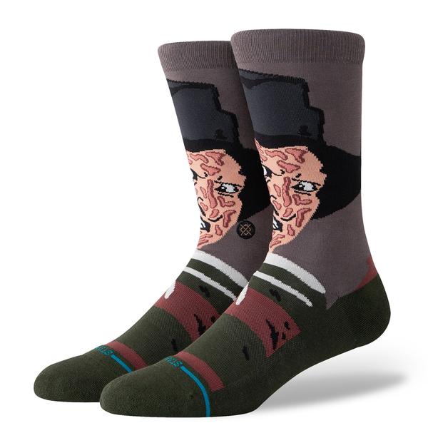 STANCE SOCKS フレディ クルー ブラック L