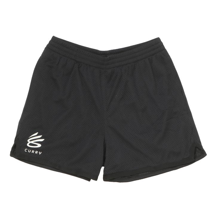 �y���������z �yUNDER ARMOUR�E�F�A�z �A���_�[�A�[�}�[�E�F�A M Curry Splash Short �V���[�g�p���c 1387092 001BLK/WCL XL