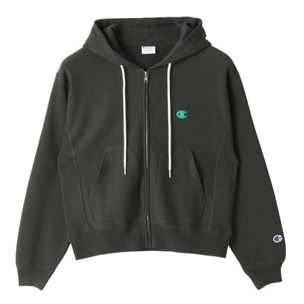CHAMPION ウィメンズジップフーデッドスウェットシャツ