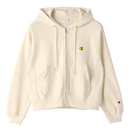 CHAMPION ウィメンズジップフーデッドスウェットシャツ
