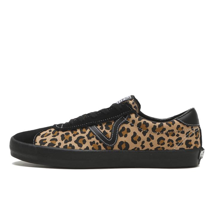 yz yVANSz @Y SPORT LOW X|[c [ VN000CTDBLK LEOPARD BLACK 4(22cm)