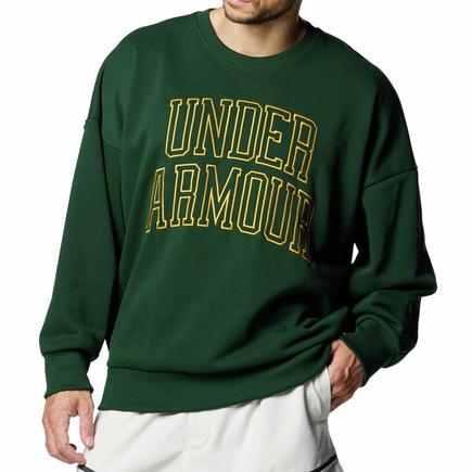 UNDER ARMOUR UAアイコンヘビーウェイトテリーオーバーサイズクルー
