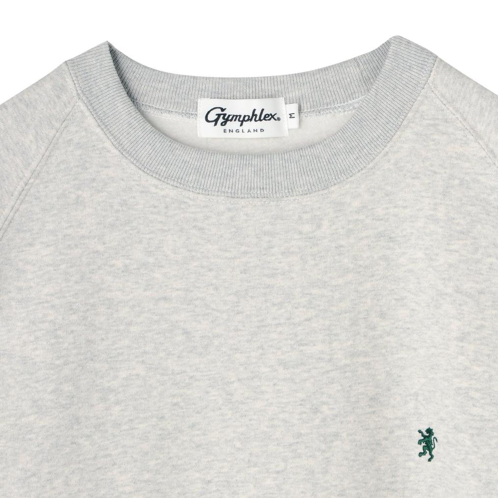  Gymphlex GYMPHLEX M's Swing Sleeve Pullover Crew Sweat画像2