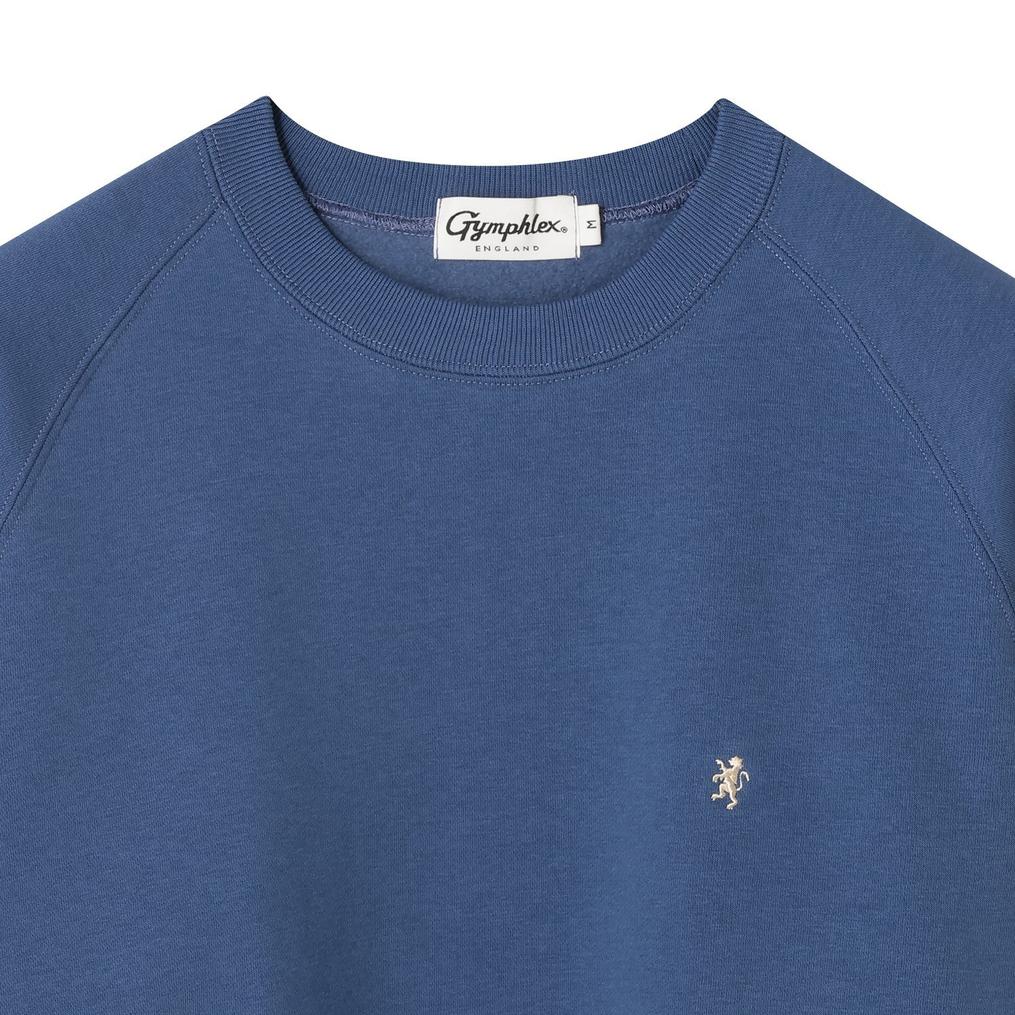  Gymphlex GYMPHLEX M's Swing Sleeve Pullover Crew Sweat画像2