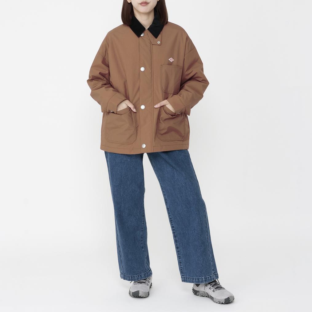 モデル：161cm / 着用サイズ：36 DANTON DANTON W's Nylon Taffeta Work Jacket画像2