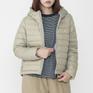 モデル：161cm / 着用サイズ：S DANTON DANTON W's Nylon Taffeta Middle Down Hooded Jacket画像1
