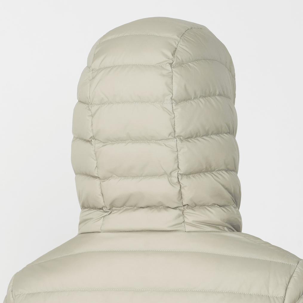  DANTON DANTON W's Nylon Taffeta Middle Down Hooded Jacket画像4