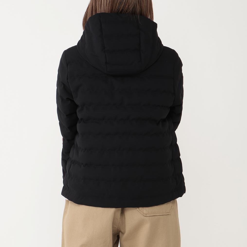  DANTON DANTON W's Wool Like Polyester Middle Down Hooded Jacket画像3