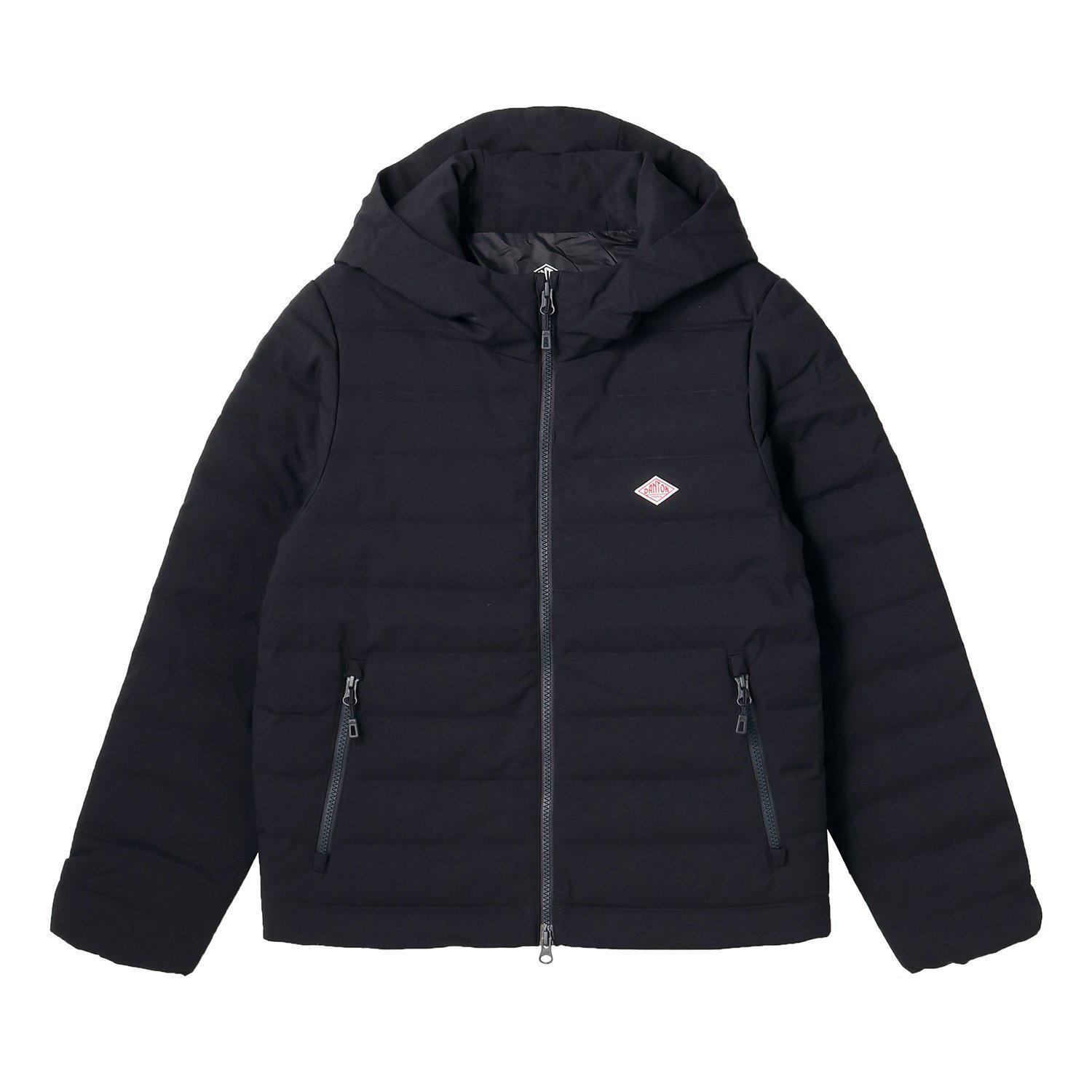 DANTON DANTON W's Wool Like Polyester Middle Down Hooded Jacket