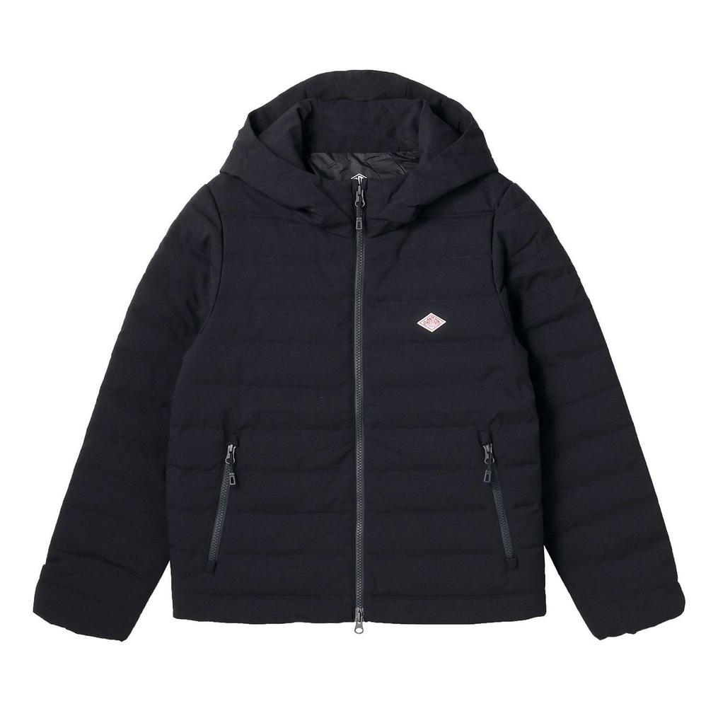  DANTON DANTON W's Wool Like Polyester Middle Down Hooded Jacket画像6