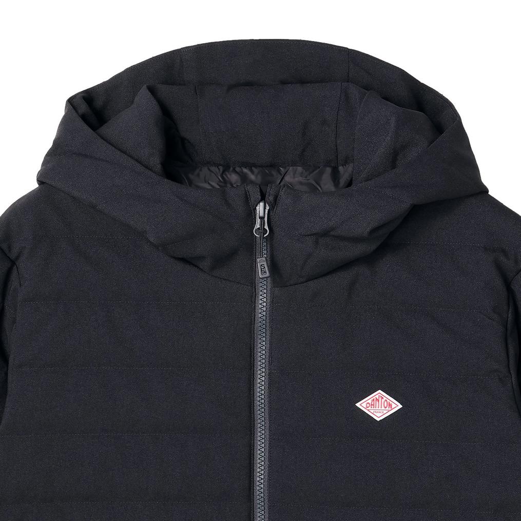  DANTON DANTON W's Wool Like Polyester Middle Down Hooded Coat画像2