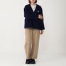  DANTON DANTON W's Single Wool Pile V Neck Jacket画像2