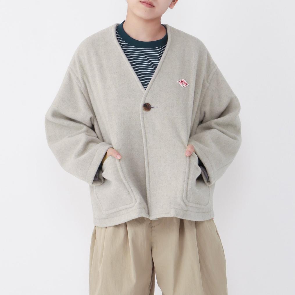  DANTON 【オンライン限定価格】 W's Single Wool Pile V Neck Jacket画像1