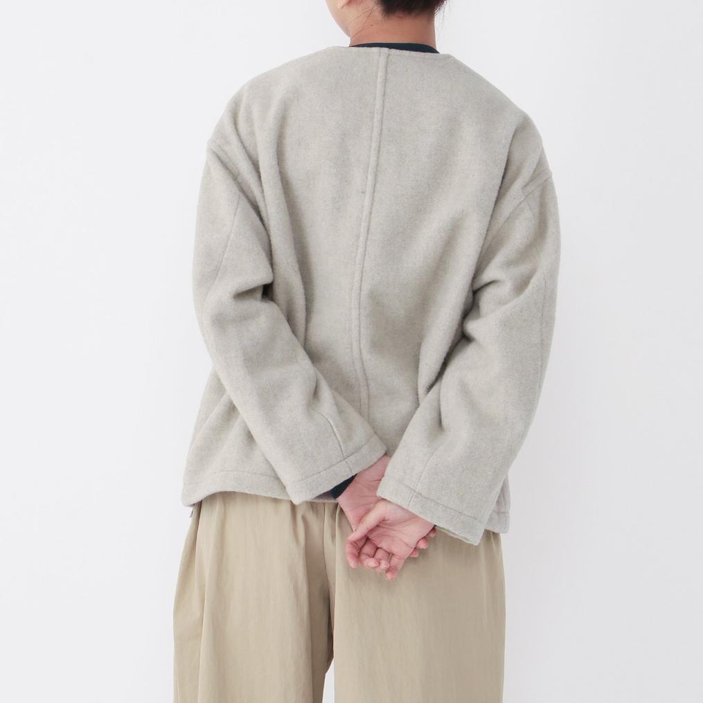  DANTON 【オンライン限定価格】 W's Single Wool Pile V Neck Jacket画像3