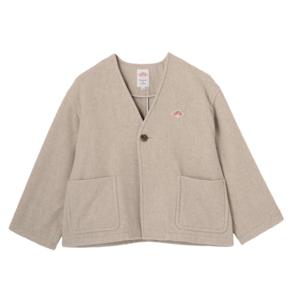  DANTON 【オンライン限定価格】 W's Single Wool Pile V Neck Jacket画像6