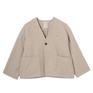  DANTON 【オンライン限定価格】 W's Single Wool Pile V Neck Jacket画像6
