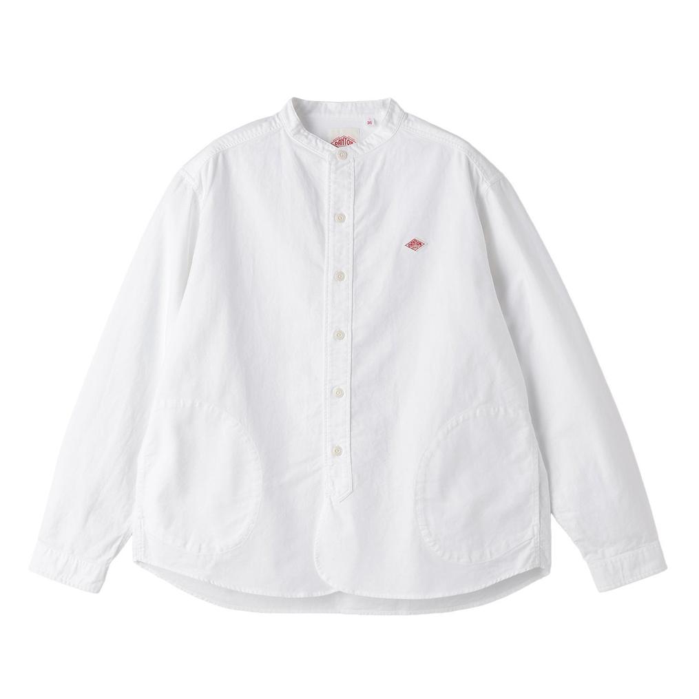  DANTON DANTON W's L/S Band Collar Shirt画像1