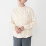  DANTON DANTON W's Cotton Flannel Collar Shirt画像1