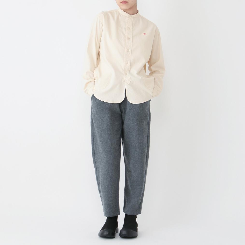  DANTON DANTON W's Cotton Flannel Collar Shirt画像2