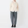  DANTON DANTON W's Cotton Flannel Collar Shirt画像2