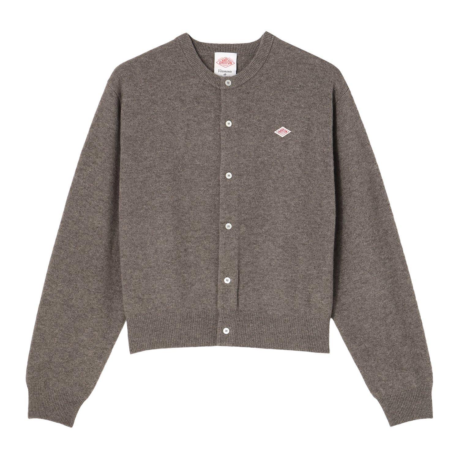 DANTON DANTON Lambswool Crew Neck Knit Cardigan｜OSHMAN'S ONLINE