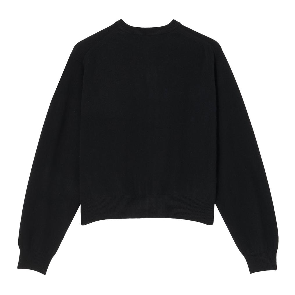  DANTON DANTON Lambswool Crew Neck Knit Cardigan画像3