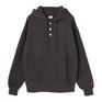  Healthknit HEALTH KNIT W's Classic Henley Hood Sweat画像1