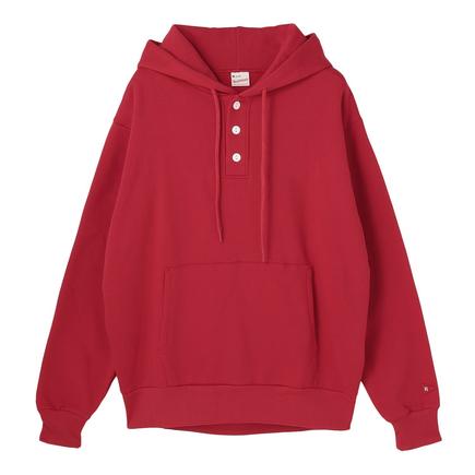 Healthknit ウィメンズクラシックヘンリーフードスウェット