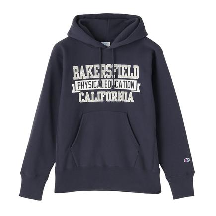 CHAMPION メンズリバースウィーブフーデッドスウェットシャツ