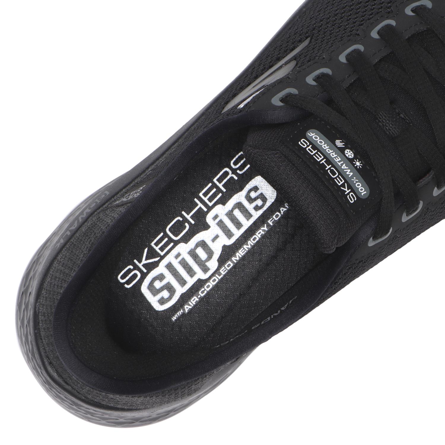 クラッシュゴースト　エレクリックブラック ハンズフリー>レディース 【SKECHERS】 スケッチャーズ GO WALK FLEX