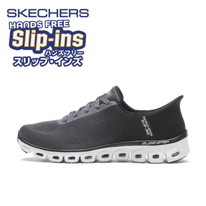 yz fB[X ySKECHERSz XPb`[Y GLIDE-STEP - EXCITE OChXebv-GLTCg 104566 BKCC 24.5cm